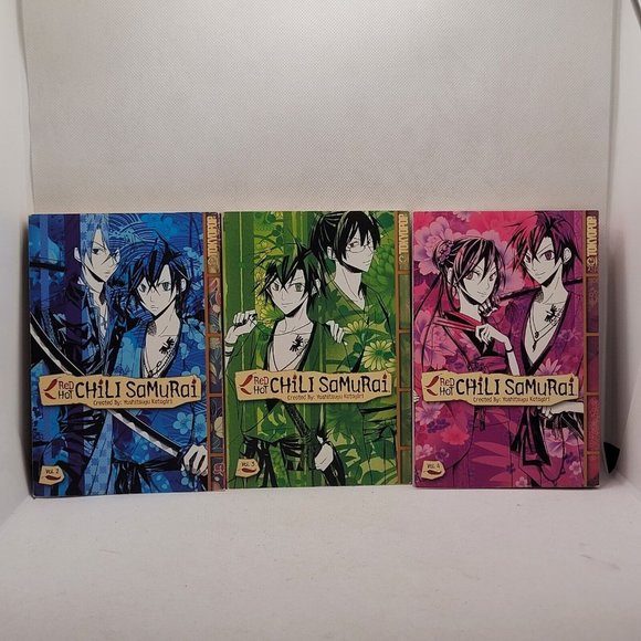 Lot Of 3 Red Hot Chili Samurai Yoshitsugu Katagiri 2 3 & 4 - Picture 1 of 1